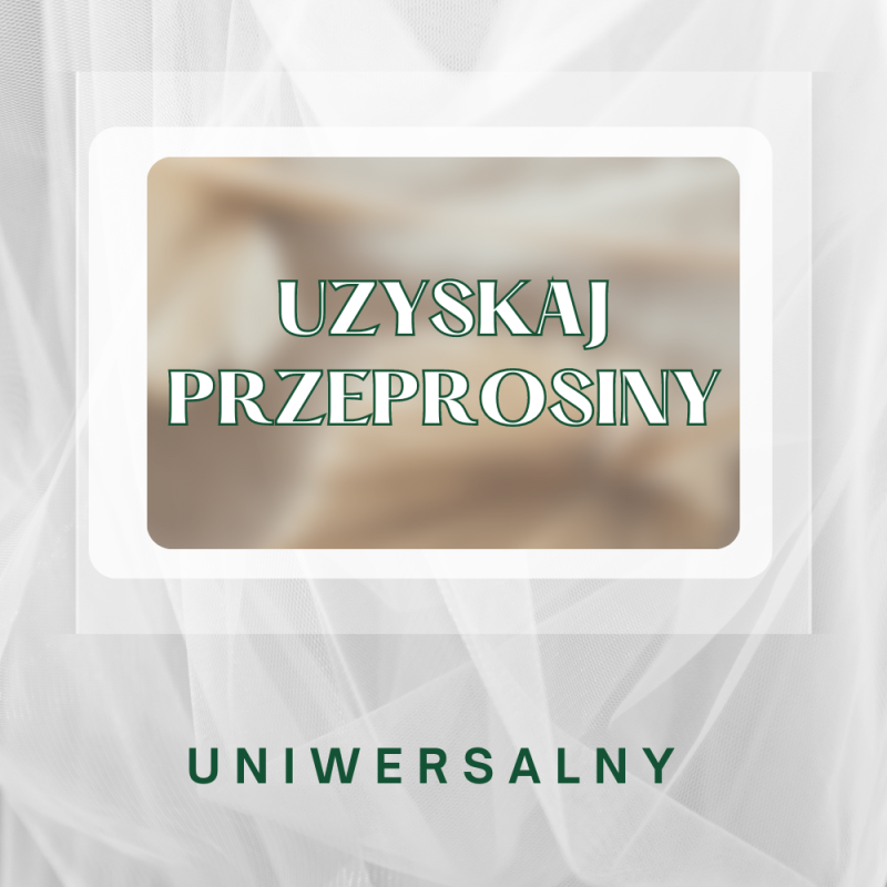 Uzyskaj przeprosiny